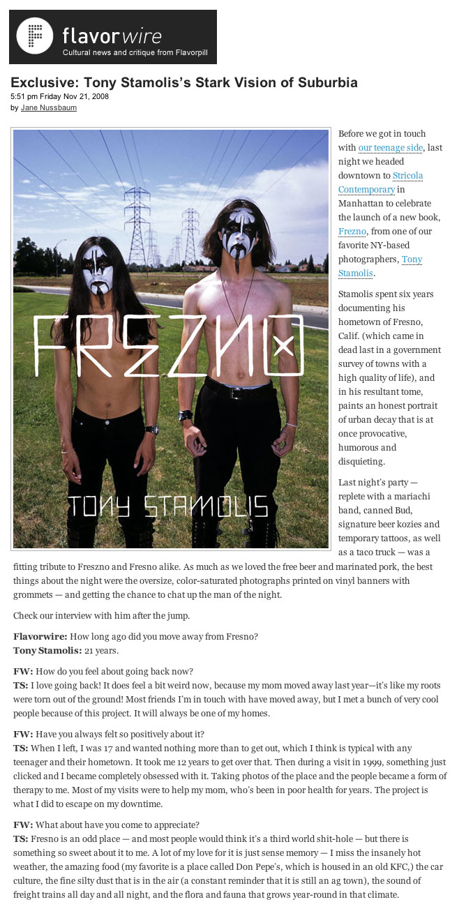 FREZNO by Tony Stamolis