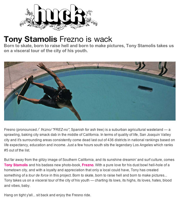 FREZNO by Tony Stamolis